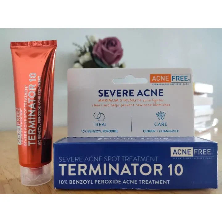 Terminator 10® Crema dermatológica que elimina gradualmente manchas severas de acné